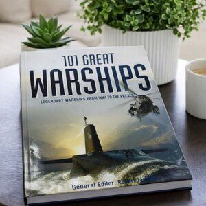 101 Great Warships Book By Robert Jackson Legendary Naval History WWI To Present